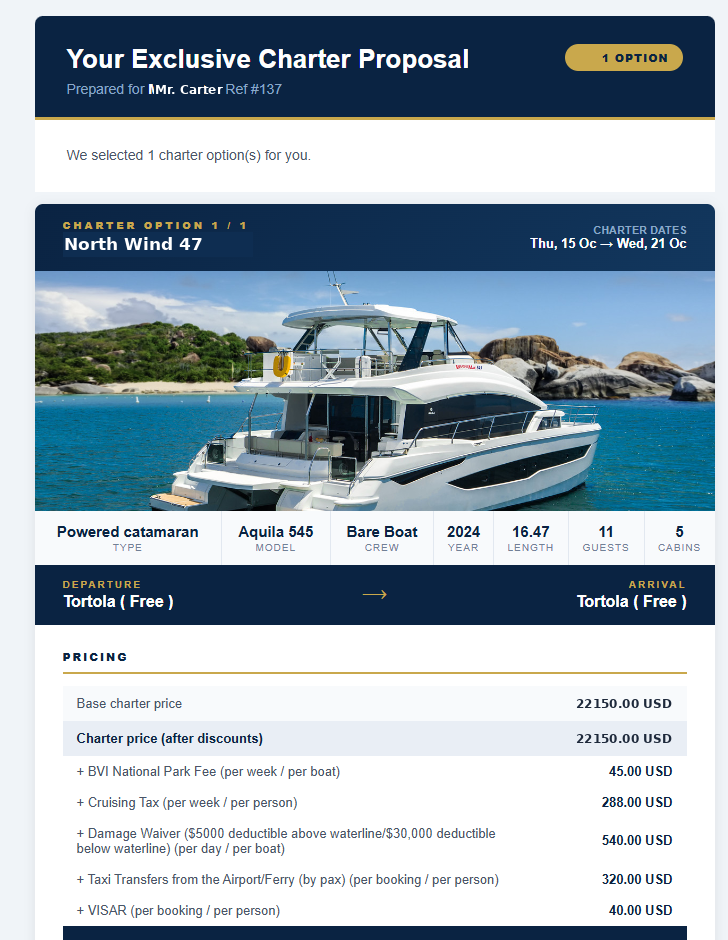 Charter proposal